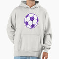 Flower Soccer Ball Hoodie - Novelty Apparel Men Women - T-Shirt, Sweatshirt, Hoodie