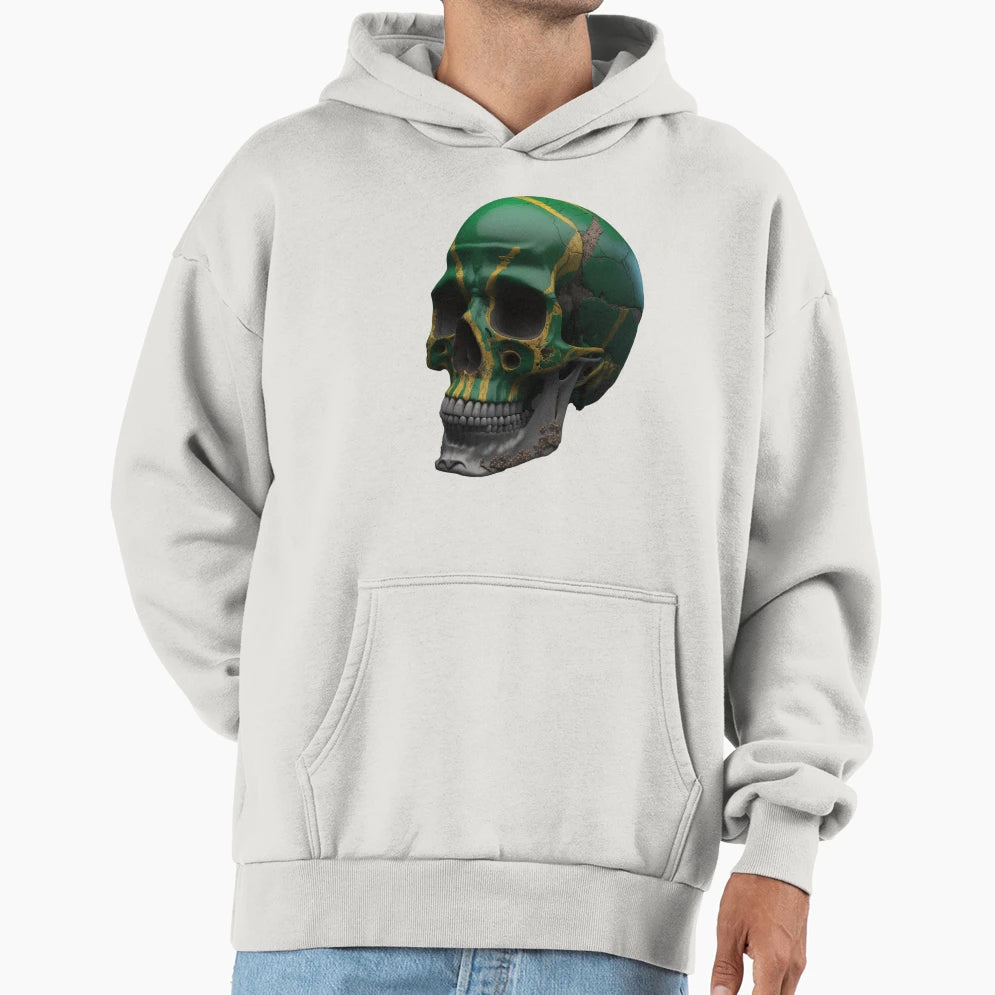 Skull Bresil Hoodie - Fun Novelty Design Unisex - T-Shirt, Sweatshirt, Hoodie