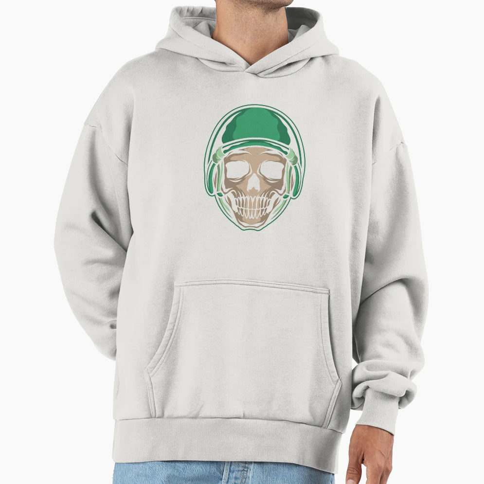 Funny Skeleton Head Hoodie - Custom Art Print Men Women - T-Shirt, Sweatshirt, Hoodie