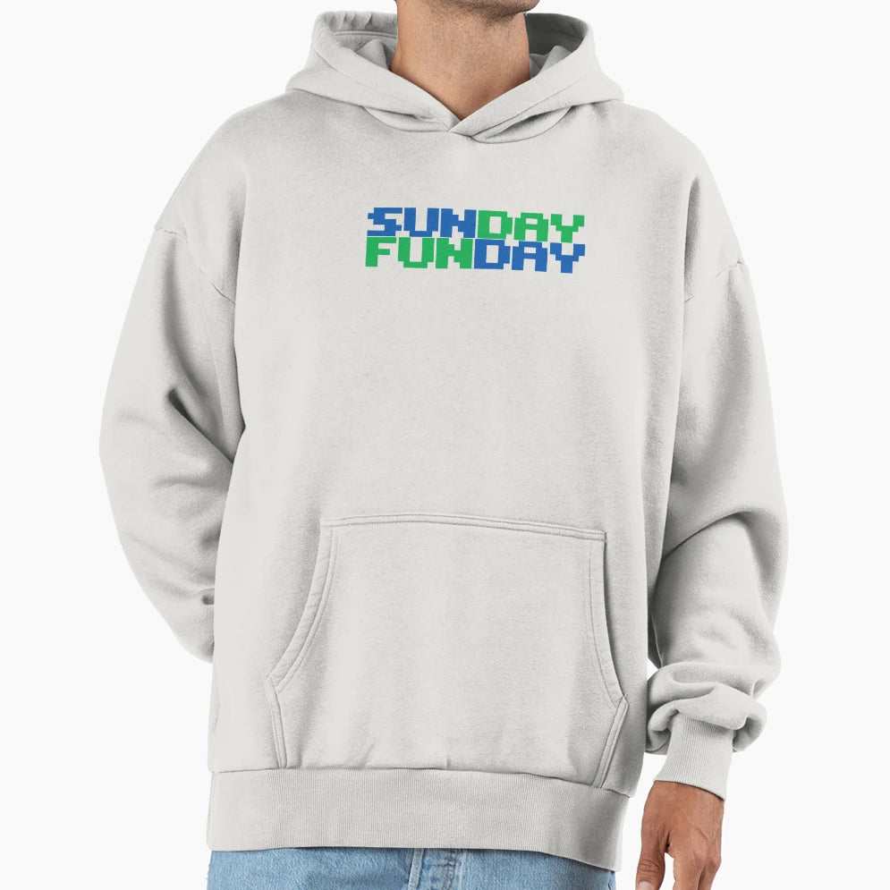 Sunday Funday Hoodie - Trendy Graphic Unisex - T-Shirt, Sweatshirt, Hoodie
