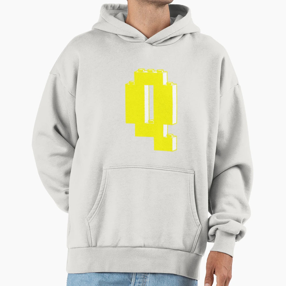 Letter Q Hoodie - Trendy Graphic Unisex - T-Shirt, Sweatshirt, Hoodie