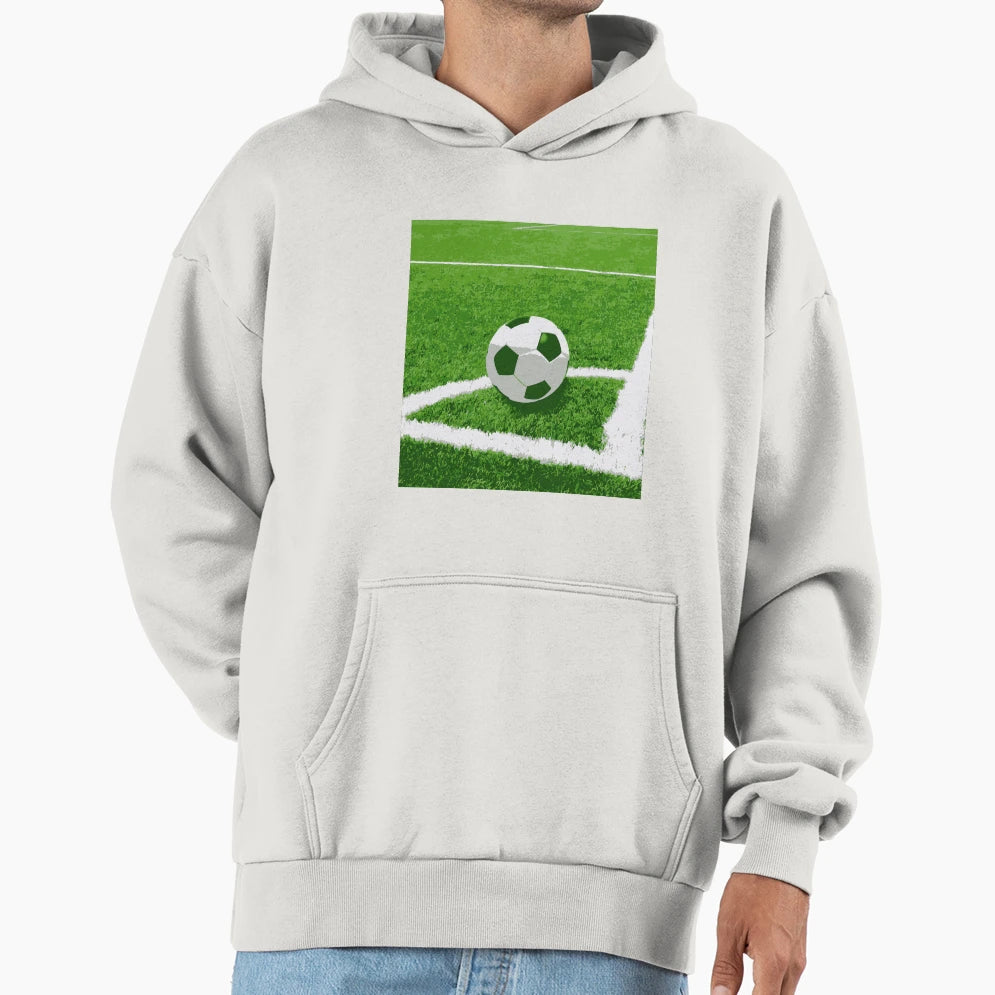Football Corner Hoodie - Trendy Graphic for Adults - T-Shirt, Sweatshirt, Hoodie