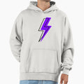 Bolt Out Purple Hoodie - Trendy Graphic for Adults - T-Shirt, Sweatshirt, Hoodie