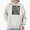 Eat Sleep Futsal Repeat Hoodie - Aesthetic Graphic for Adults - T-Shirt, Sweatshirt, Hoodie