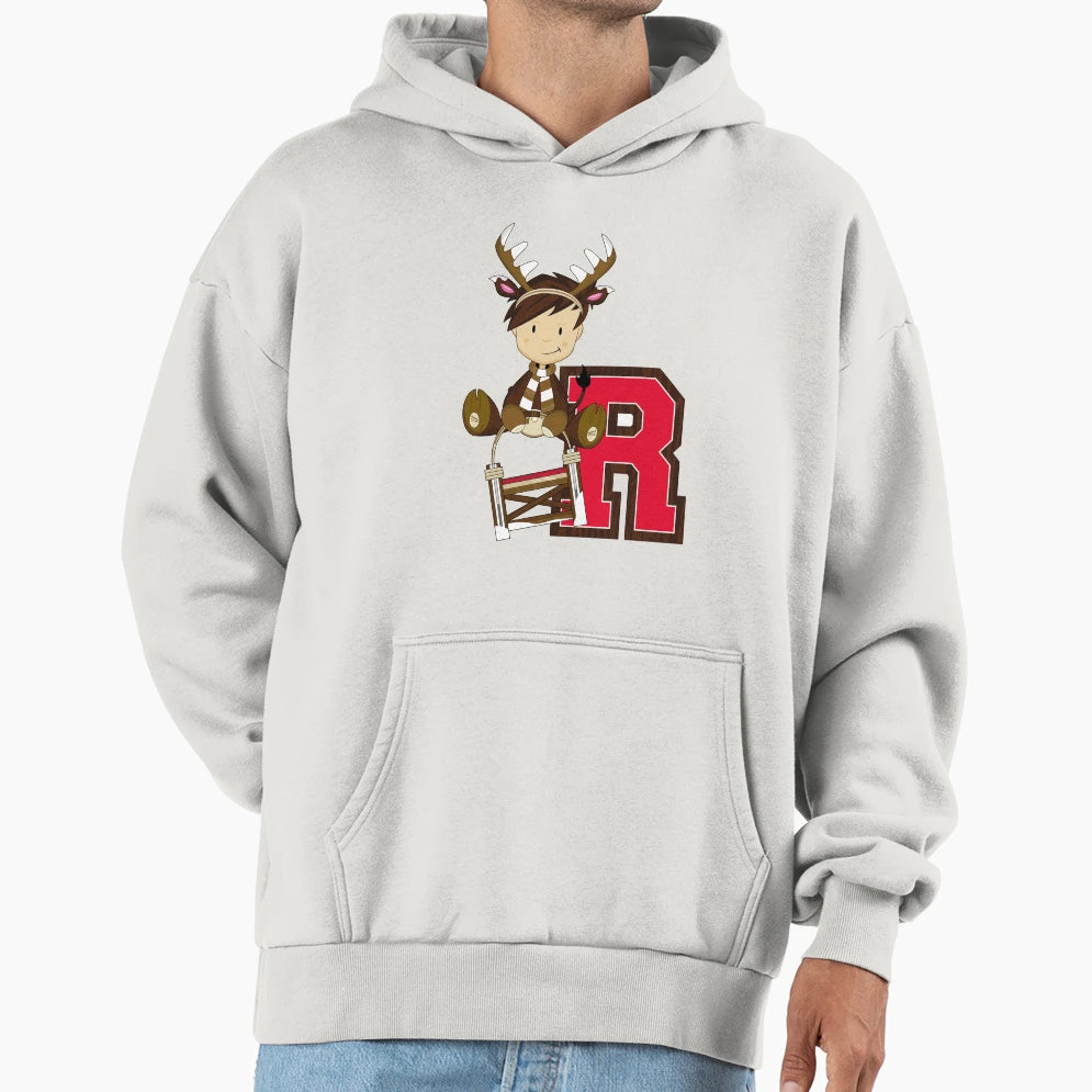 R Is Reindeer Hoodie - Aesthetic Graphic Unisex - T-Shirt, Sweatshirt, Hoodie