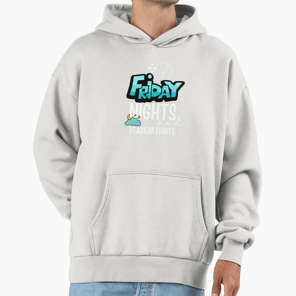 Friday Nights And Stadium Lights Hoodie - Unique Graphic Men Women - T-Shirt, Sweatshirt, Hoodie