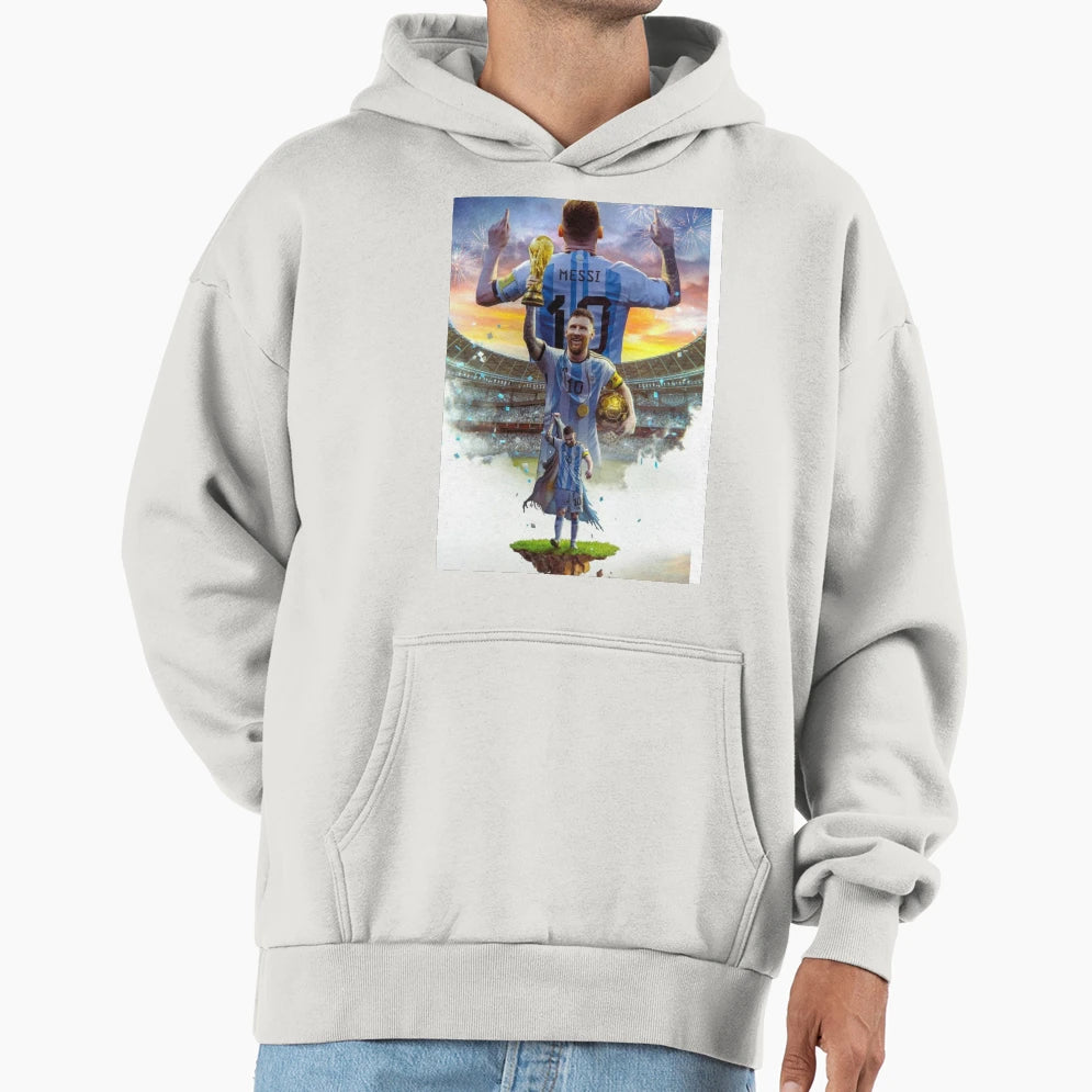Lionel Messi Picture 4K Hoodie - Custom Art Print for Adults - T-Shirt, Sweatshirt, Hoodie