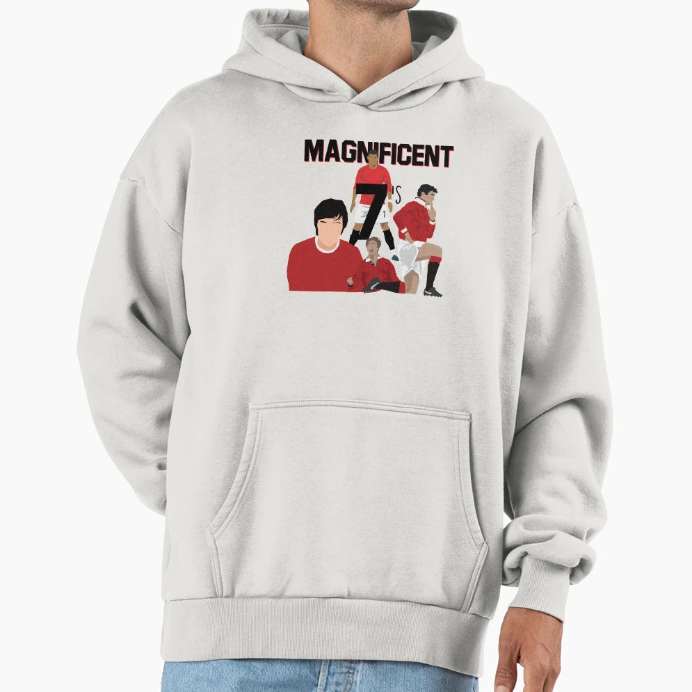 Manchester United Number 7S Hoodie - Trendy Graphic Unisex - T-Shirt, Sweatshirt, Hoodie