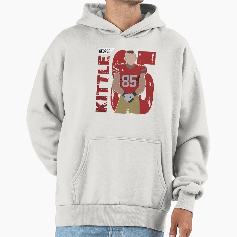 Nobrand Mens Kittle Black Red Name Number T-Shirt - Graphic Print Unisex - T-Shirt, Sweatshirt, Hoodie