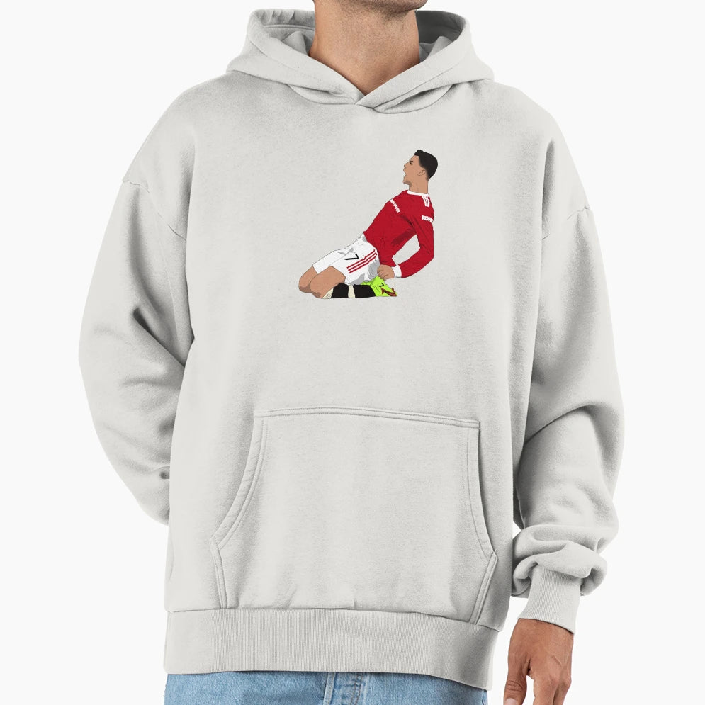 Cristiano Ronaldo Last Minute Winner Hoodie - Novelty Apparel for Adults - T-Shirt, Sweatshirt, Hoodie