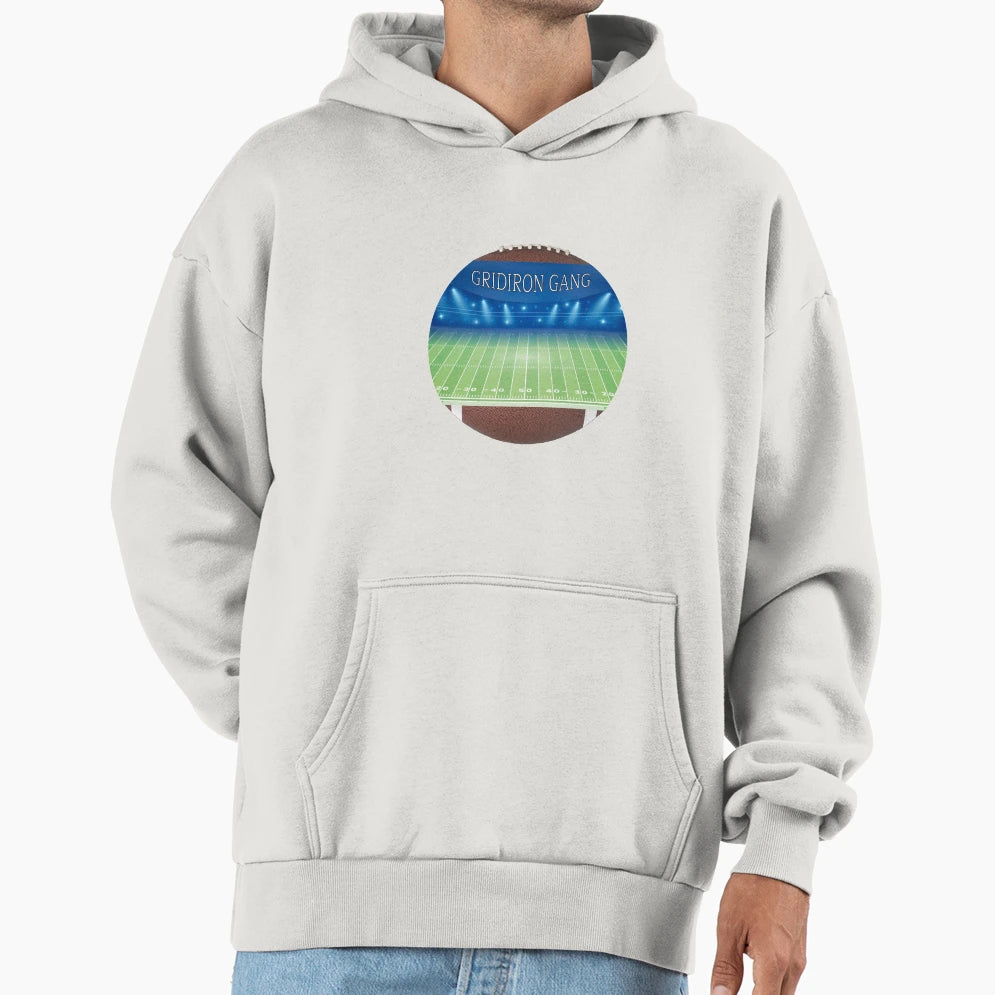 Gridiron Gang American Football Hoodie - Casual Everyday Wear for Adults - T-Shirt, Sweatshirt, Hoodie