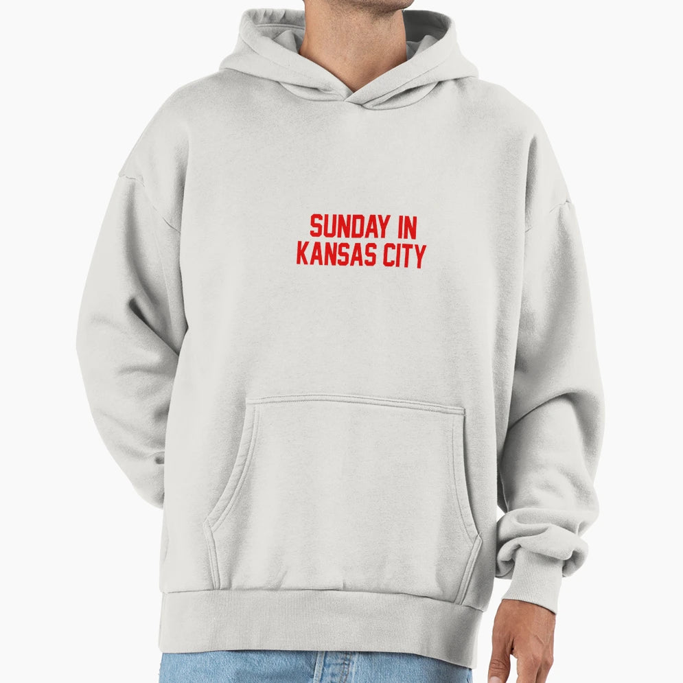 Sunday Kansas City Football Gameday Hoodie - Unique Graphic Unisex - T-Shirt, Sweatshirt, Hoodie