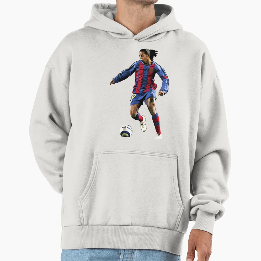 Ronaldinho Hoodie - Custom Art Print Men Women - T-Shirt, Sweatshirt, Hoodie