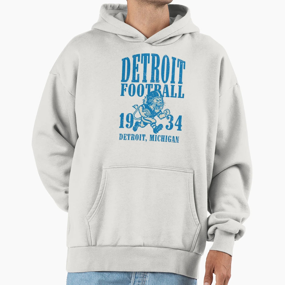 Football Detroit Lions Hoodie - Graphic Print Men Women - T-Shirt, Sweatshirt, Hoodie