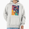 Vibrant Pop Art Football Player Hoodie - Fun Novelty Design Men Women - T-Shirt, Sweatshirt, Hoodie