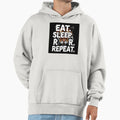 Eat Sleep Roar Repeat Hoodie - Aesthetic Graphic Unisex - T-Shirt, Sweatshirt, Hoodie