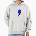 Blue Lightning Bolt Hoodie - Casual Everyday Wear Unisex - T-Shirt, Sweatshirt, Hoodie