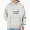 College League Hit Hard Run Fast Turn Hoodie - Minimalist Print for Adults - T-Shirt, Sweatshirt, Hoodie