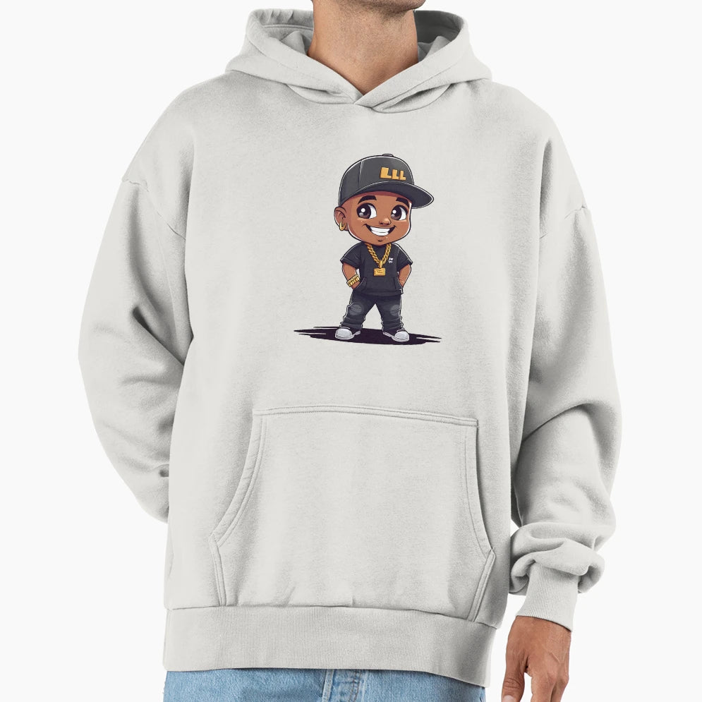 Ll J As Cartoon Hoodie - Graphic Print for Adults - T-Shirt, Sweatshirt, Hoodie