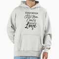 Tough Enough To Be Cheer Mom Crazy Hoodie - Minimalist Print for Adults - T-Shirt, Sweatshirt, Hoodie