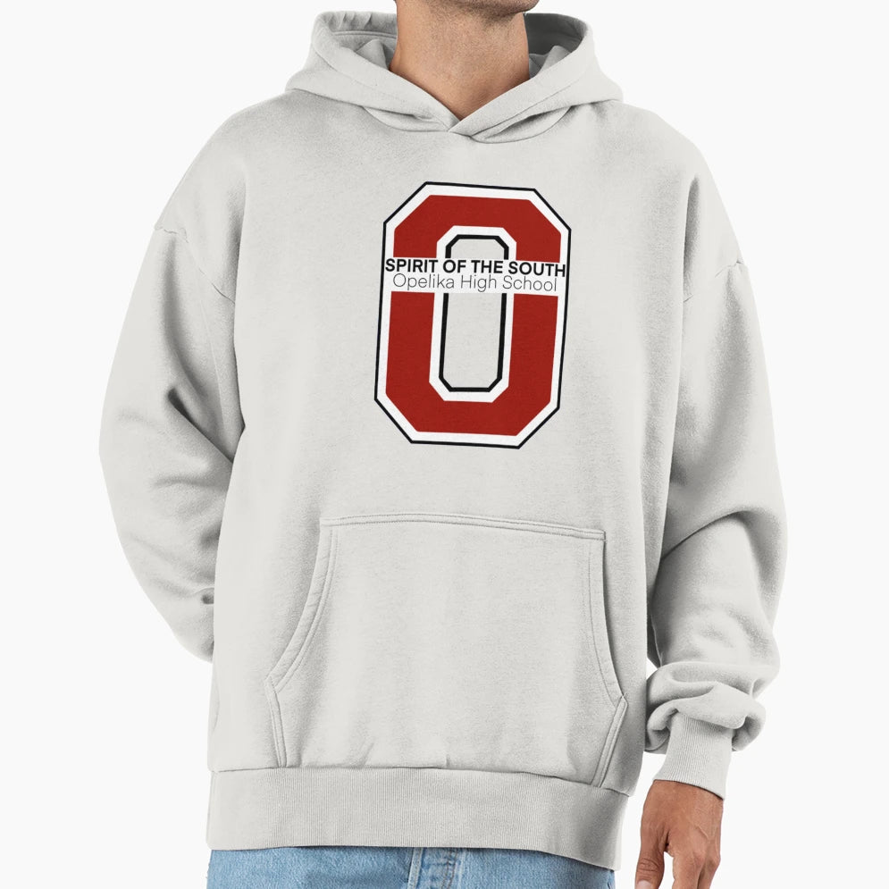 Opelika High School Spirit South Band Cap Hoodie - Trendy Graphic Unisex - T-Shirt, Sweatshirt, Hoodie