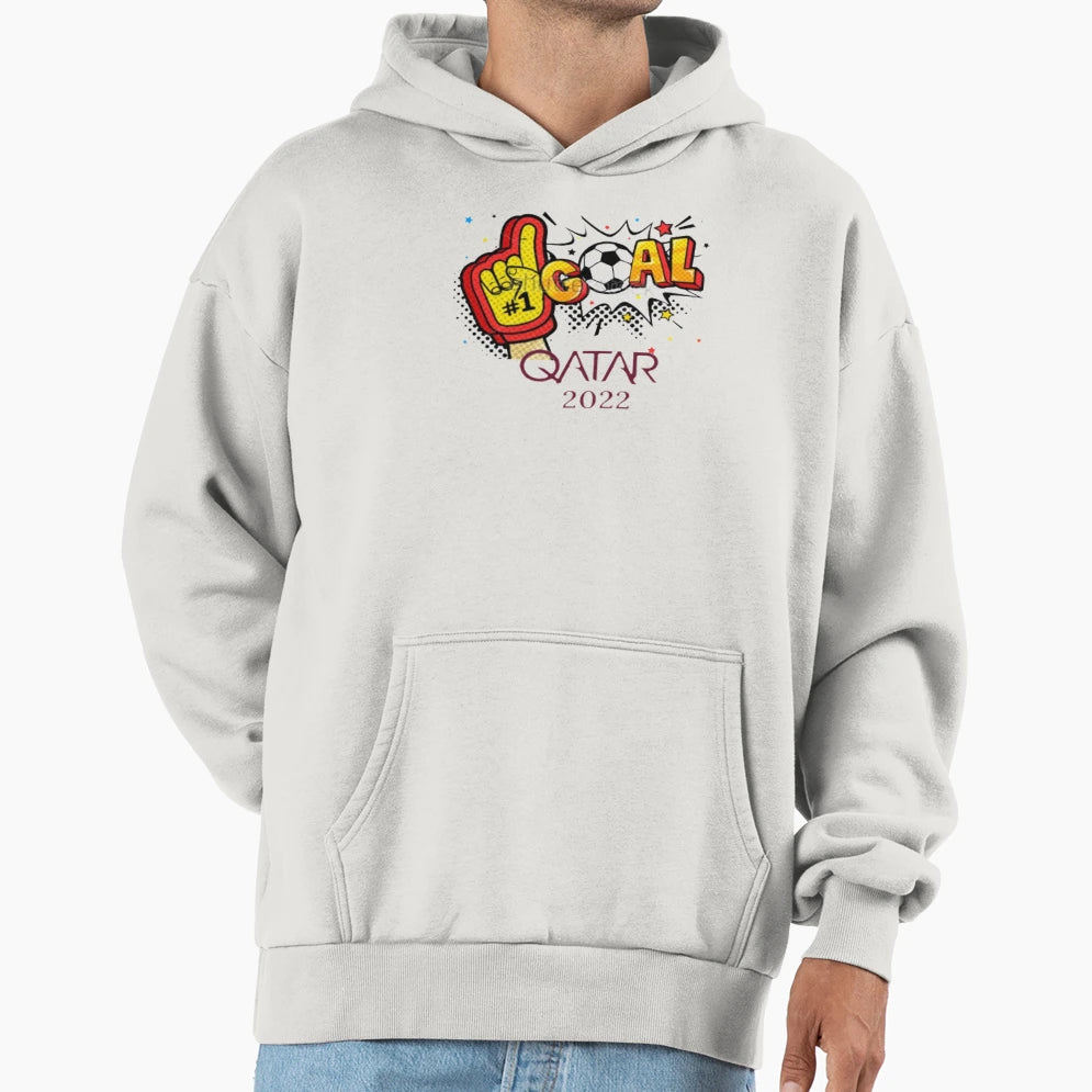 Goal Qatar 2022 Hoodie - Trendy Graphic Unisex - T-Shirt, Sweatshirt, Hoodie