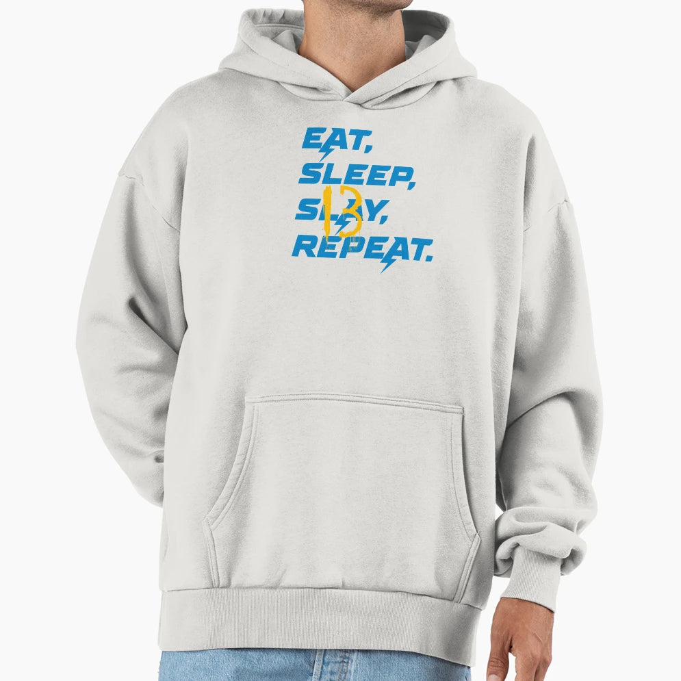 Eat Sleep Hoodie - Novelty Apparel for Adults - T-Shirt, Sweatshirt, Hoodie