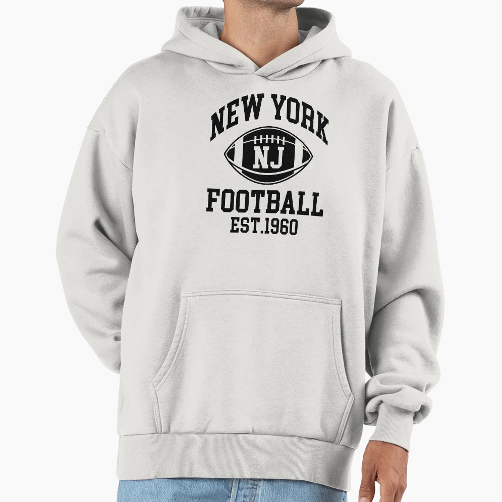 New York Football New Jersey Supporters Hoodie - Custom Art Print Men Women - T-Shirt, Sweatshirt, Hoodie
