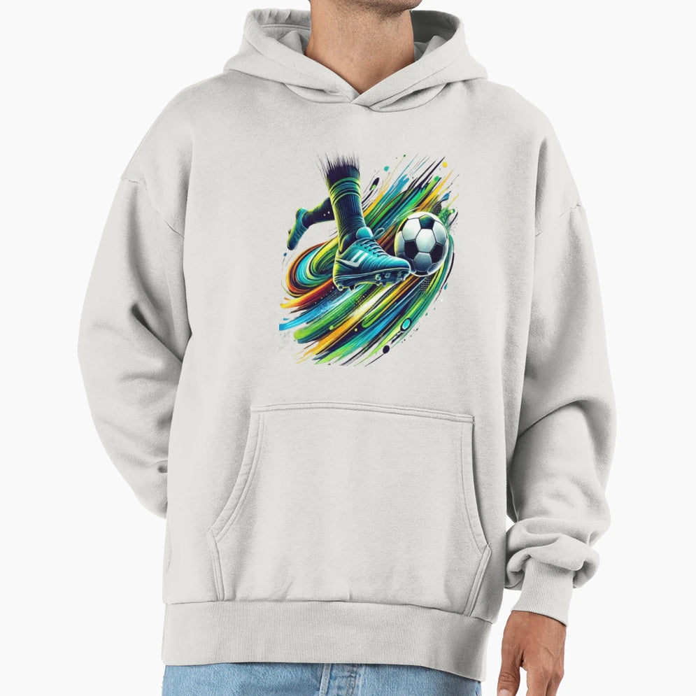 Soccer Hoodie - Aesthetic Graphic for Adults - T-Shirt, Sweatshirt, Hoodie