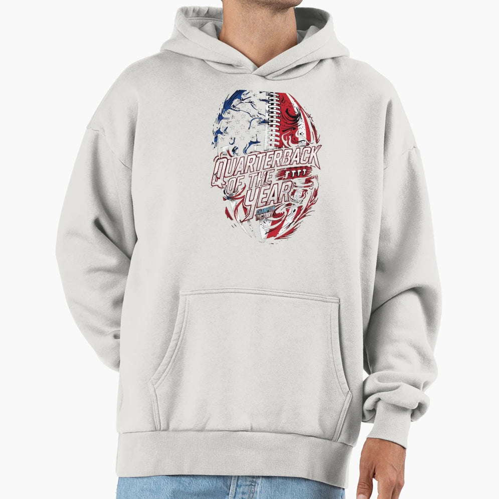 Quarterback Year Hoodie - Casual Everyday Wear Unisex - T-Shirt, Sweatshirt, Hoodie