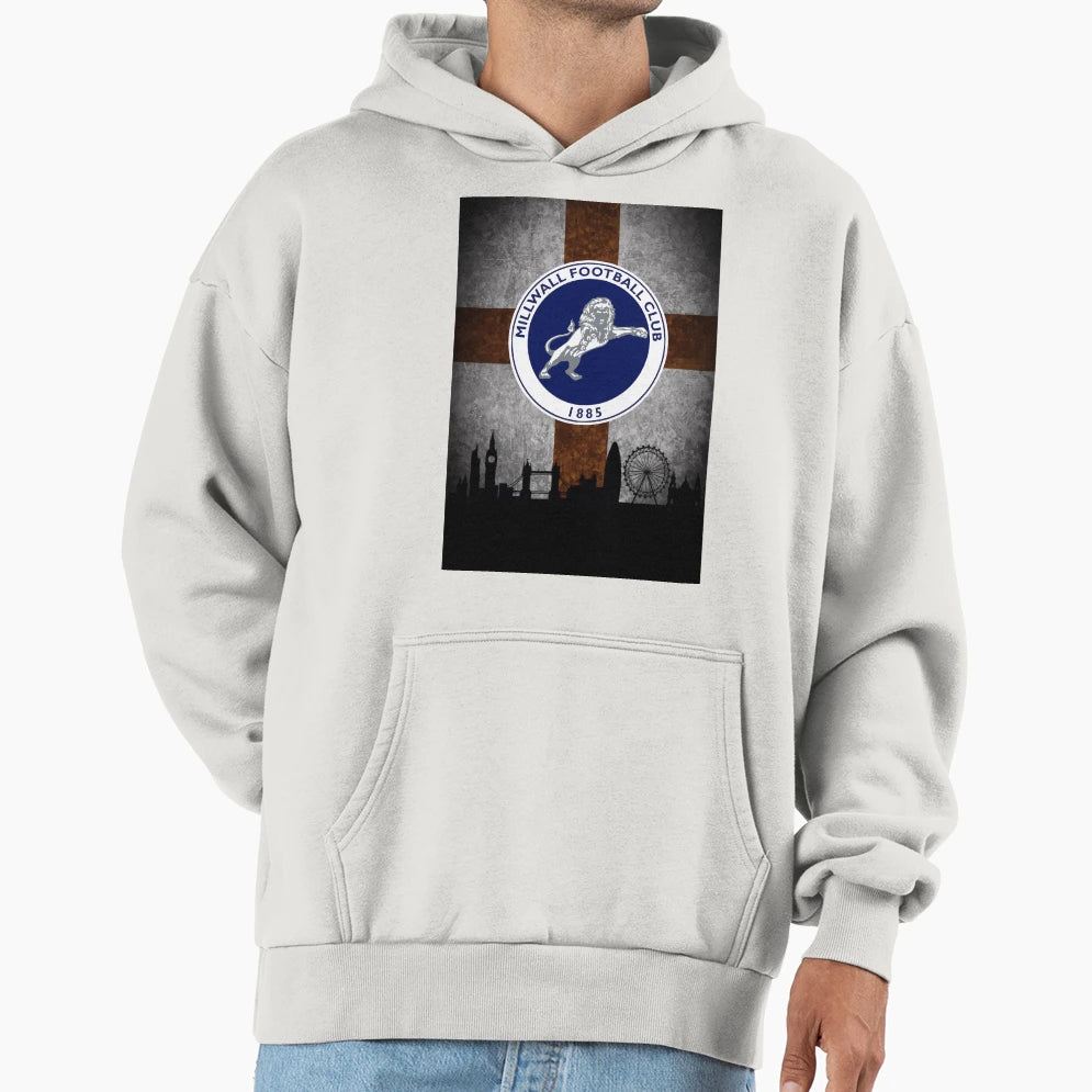 Millwall London Hoodie - Aesthetic Graphic for Adults - T-Shirt, Sweatshirt, Hoodie