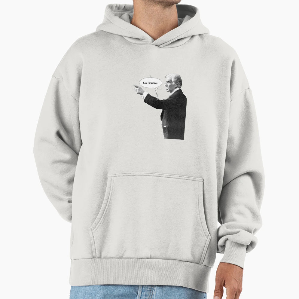 Leonard Bernstein Hoodie - Aesthetic Graphic Men Women - T-Shirt, Sweatshirt, Hoodie