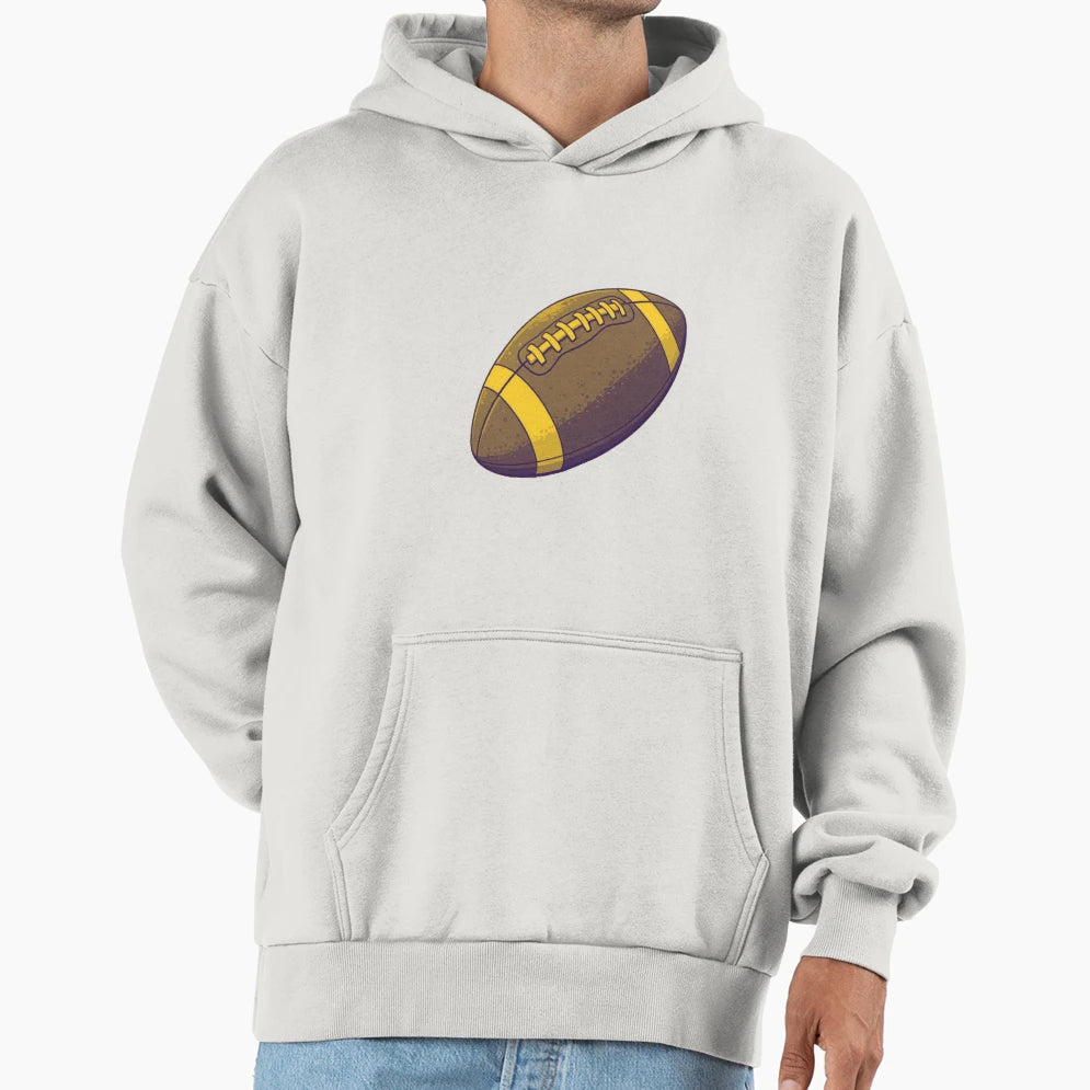 Football Hoodie - Trendy Graphic Men Women - T-Shirt, Sweatshirt, Hoodie
