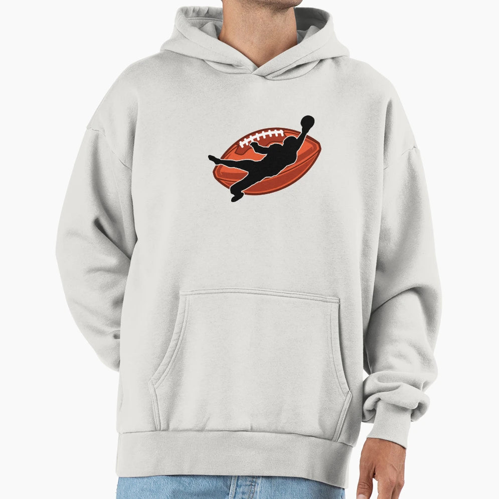 Wide Receiver American Football One Hoodie - Fun Novelty Design for Adults - T-Shirt, Sweatshirt, Hoodie