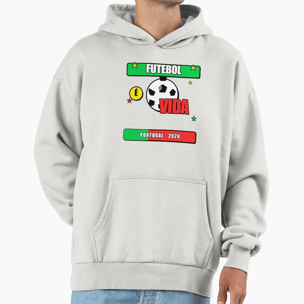 Football Vida Hoodie - Custom Art Print for Adults - T-Shirt, Sweatshirt, Hoodie
