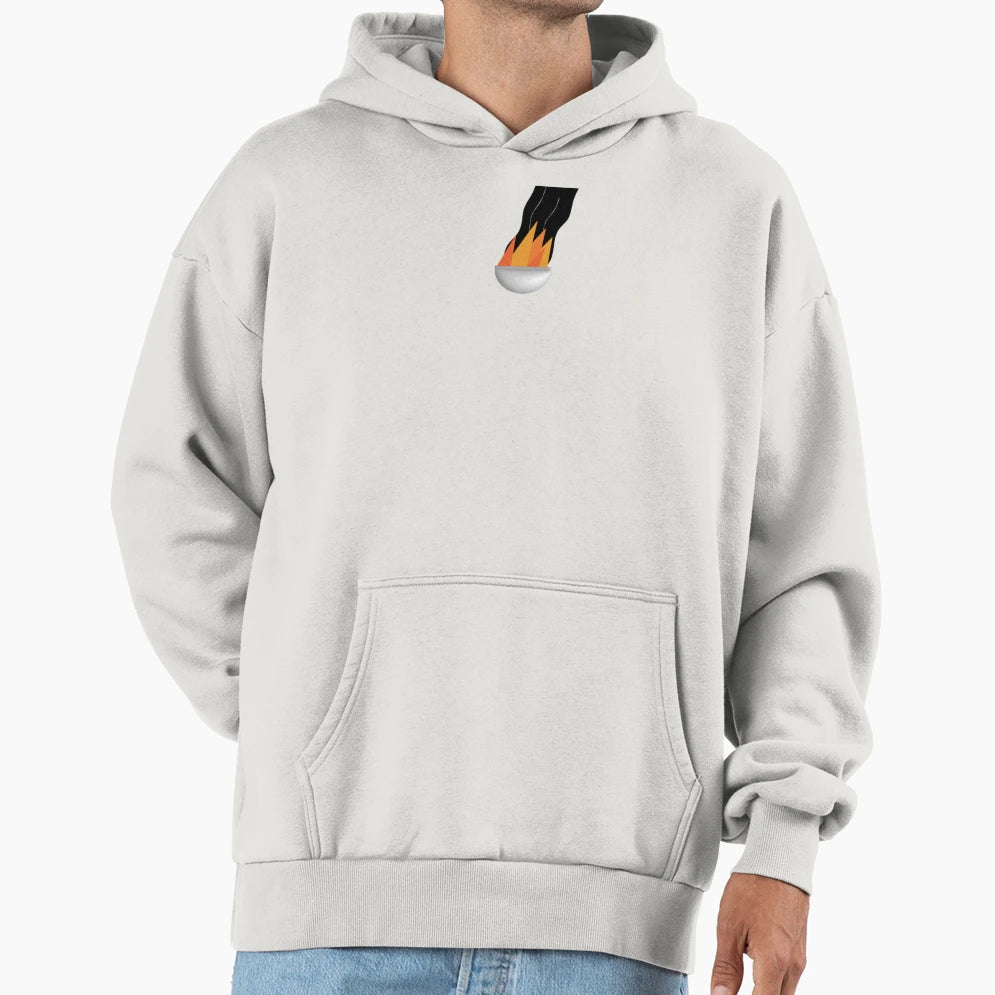 Fire Cup Hoodie - Minimalist Print Men Women - T-Shirt, Sweatshirt, Hoodie