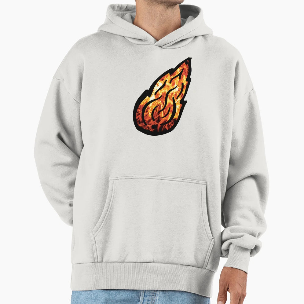 Meteor Fire Doodle Art Hoodie - Minimalist Print Unisex - T-Shirt, Sweatshirt, Hoodie