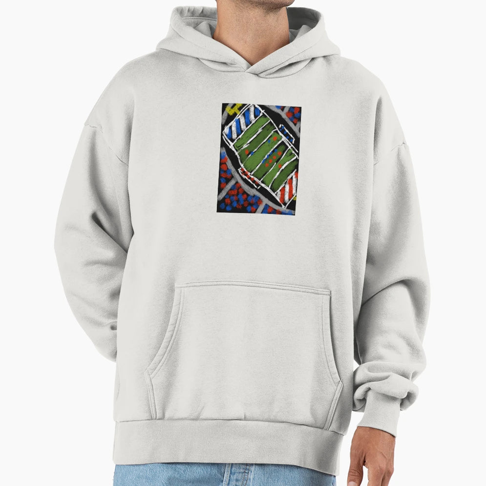 Football Stadium Hoodie - Custom Art Print Men Women - T-Shirt, Sweatshirt, Hoodie