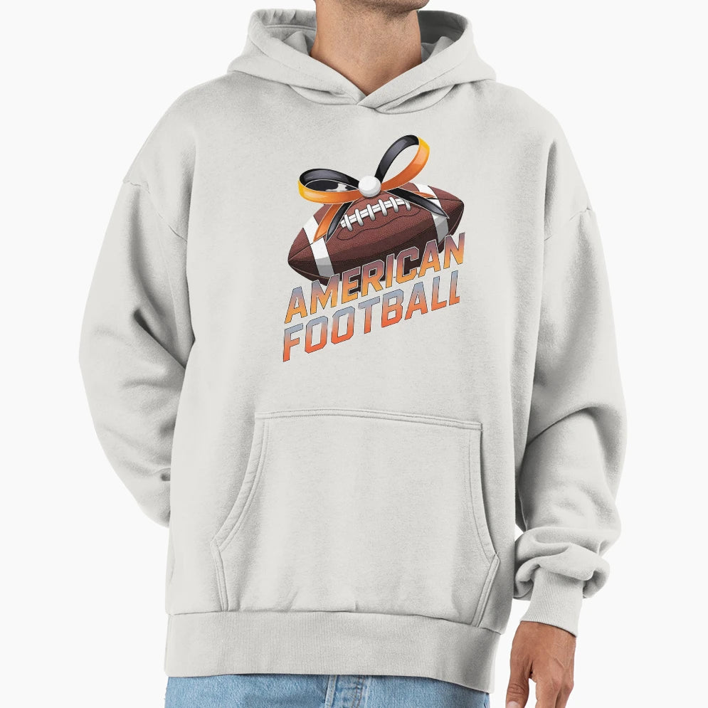 Coquette Football Lets American Hoodie - Casual Everyday Wear Men Women - T-Shirt, Sweatshirt, Hoodie