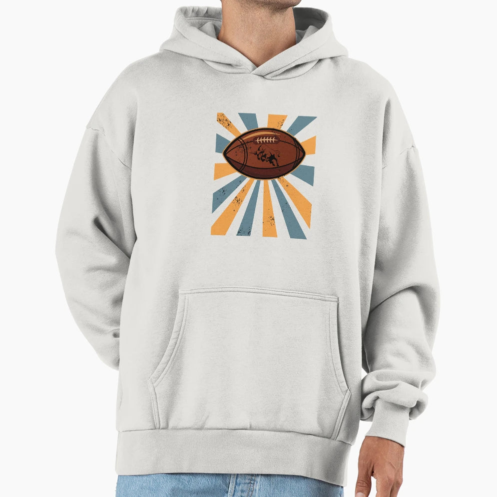 Football Hoodie - Minimalist Print for Adults - T-Shirt, Sweatshirt, Hoodie