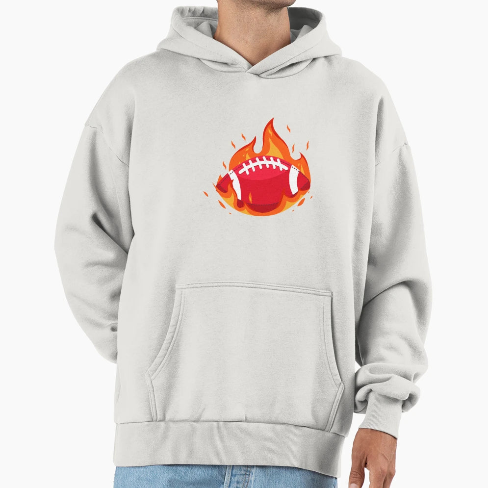 Rugby Ball Hoodie - Fun Novelty Design Men Women - T-Shirt, Sweatshirt, Hoodie
