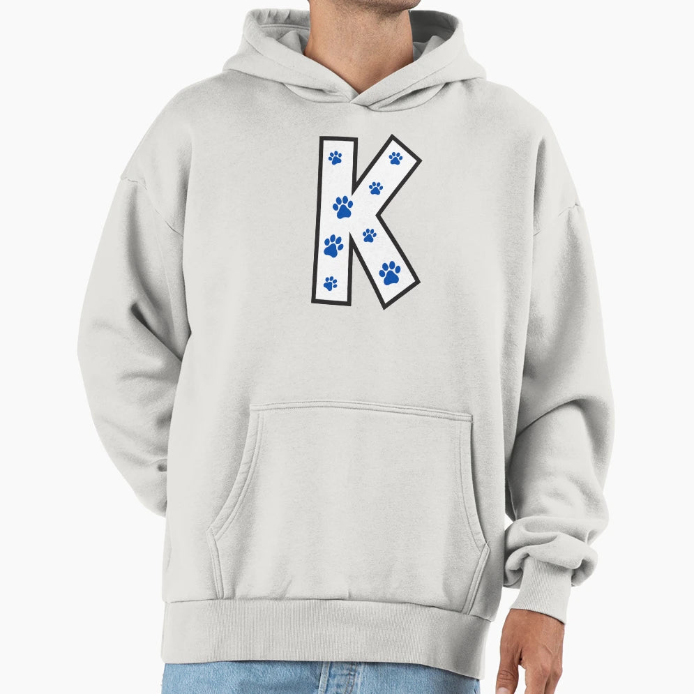 Paw Alphabet Hoodie - Casual Everyday Wear Men Women - T-Shirt, Sweatshirt, Hoodie