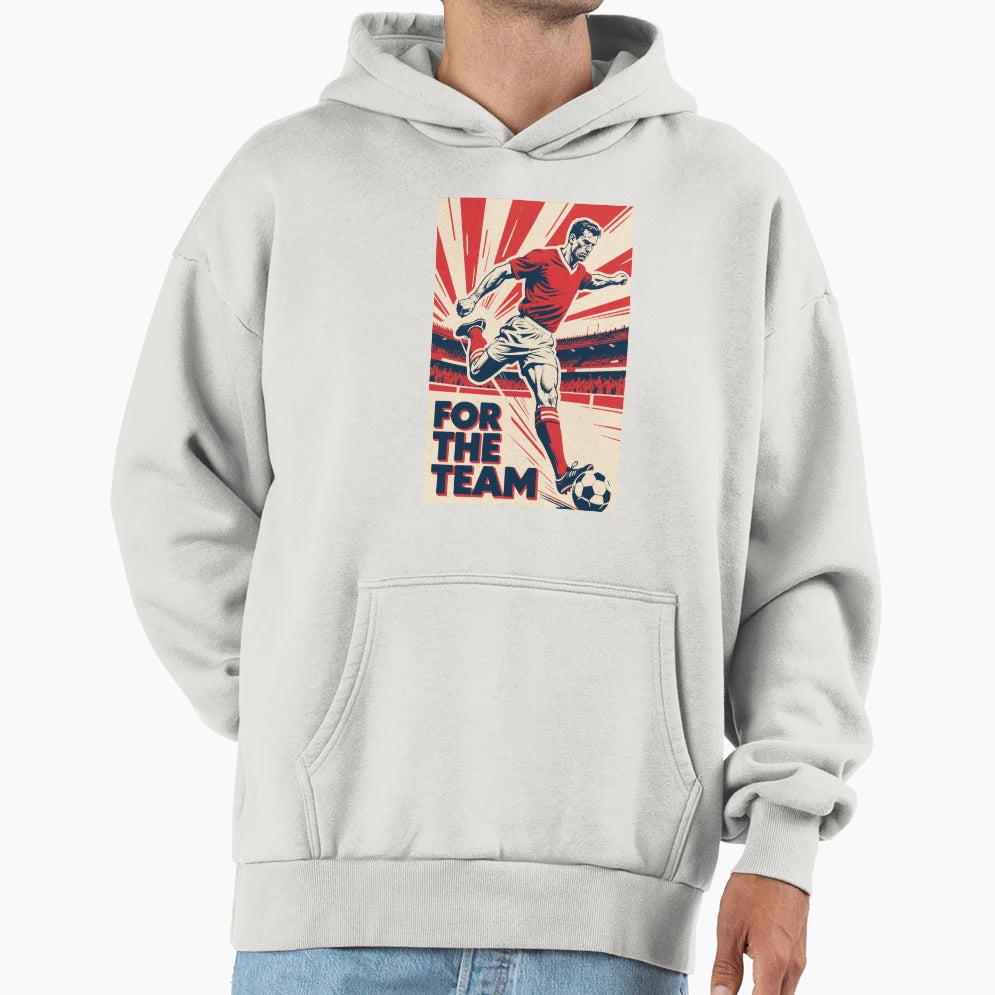 Team Football Hope 80S Hoodie - Casual Everyday Wear Unisex - T-Shirt, Sweatshirt, Hoodie