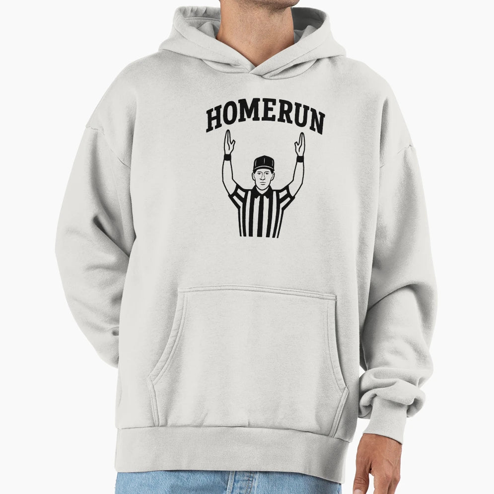 Homerun Field Goal Funny Sports Crossover Hoodie - Unique Graphic Unisex - T-Shirt, Sweatshirt, Hoodie