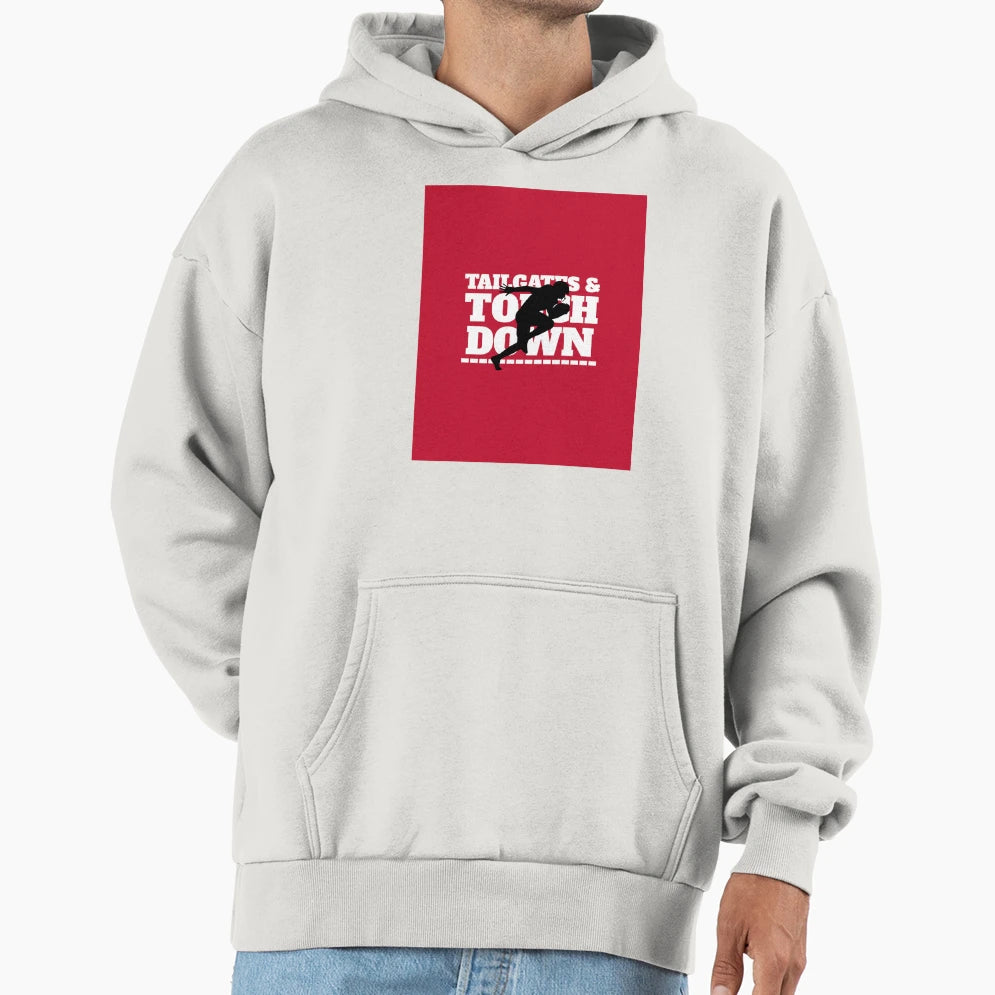 Tailgating And Touch And Down Hoodie - Unique Graphic Unisex - T-Shirt, Sweatshirt, Hoodie