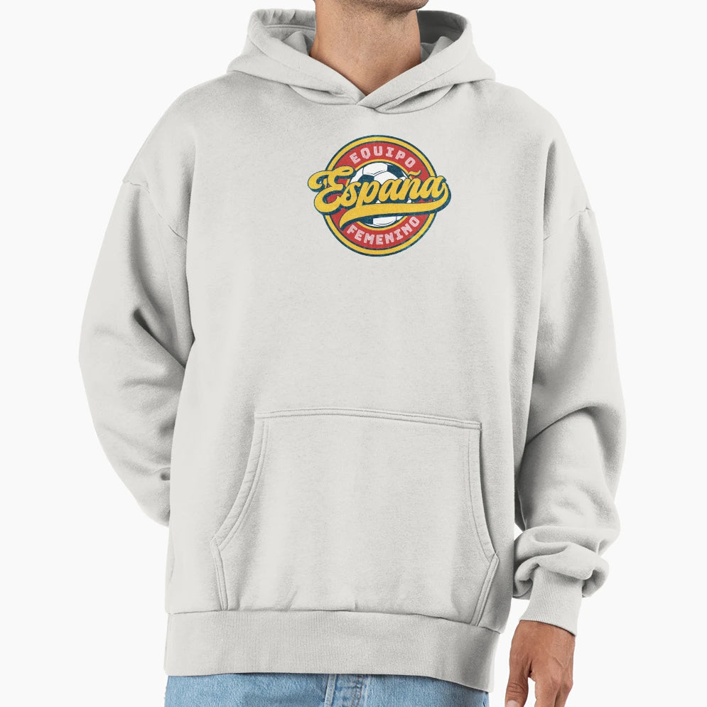 Spain Womens Football Team Badge Futfem Hoodie - Streetwear Style Unisex - T-Shirt, Sweatshirt, Hoodie