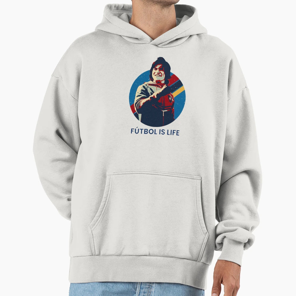 Futbol Is Life 8 Hoodie - Minimalist Print Men Women - T-Shirt, Sweatshirt, Hoodie