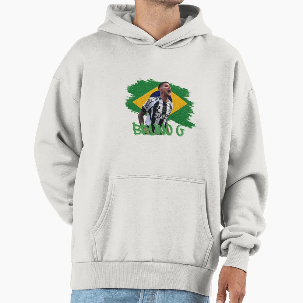 Bruno G Brazil And Newcastle United T-Shirt - Graphic Print Men Women - T-Shirt, Sweatshirt, Hoodie