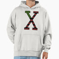 X Red Black Green Hoodie - Fun Novelty Design Men Women - T-Shirt, Sweatshirt, Hoodie