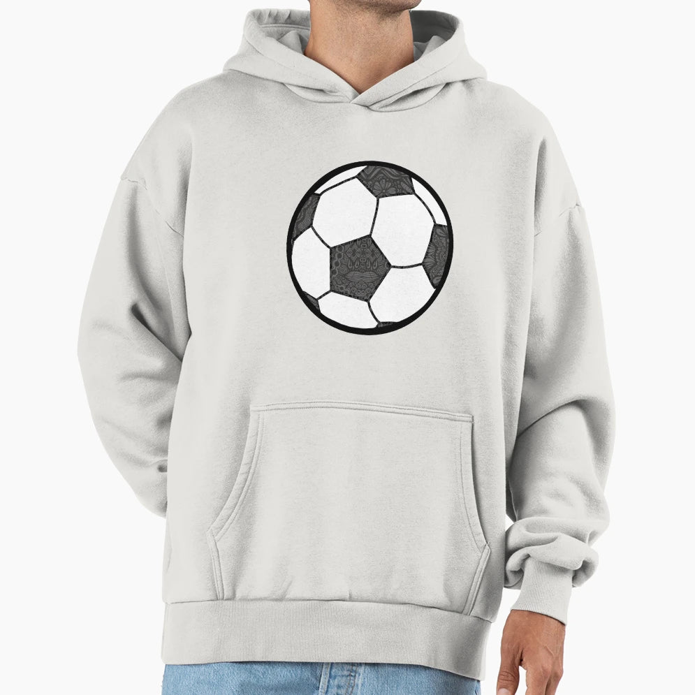 Soccer Ball Hoodie - Minimalist Print Unisex - T-Shirt, Sweatshirt, Hoodie